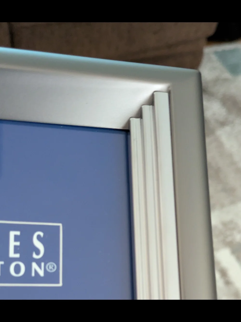 Vintage Burnes of Boston Silver 5x7 Picture Frames Set Of 2